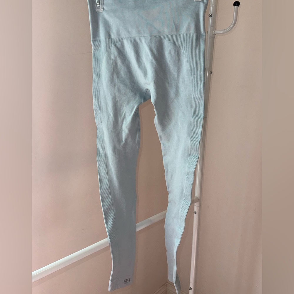 NWOT Rare Set Active Sculptflex Leggings Rain Small - Picture 6 of 9